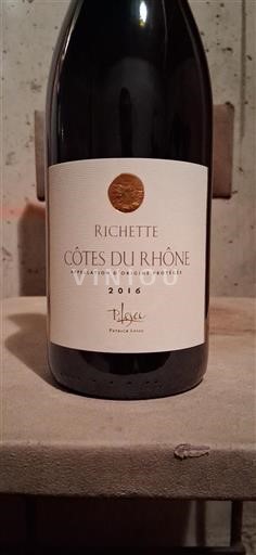 Valle del Rodano Côtes-du-Rhône Patrick Lesec RICHTTE 2016