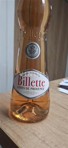 Vin Rosé sec Cuvée Tradition Billete Non millésimé France Provence Côtes-de-provence AOC