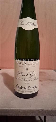 Alsace Ospecificerad Grand Cru Gustave Lorentz Pinot Gris 2012