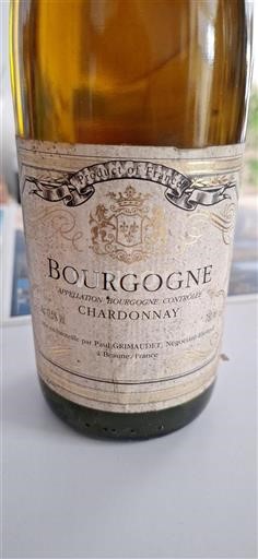 Bourgogne Paul Grimaudet Icke årgångsbetecknad