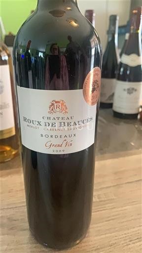 Bordéus Château Roux de Beaucès Grand Vin 2009