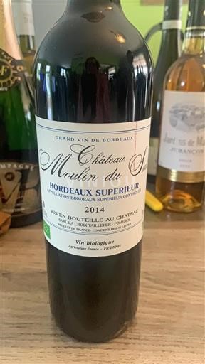 Bordeaux Bordeaux Supérieur Château Moulin du Sud 2014