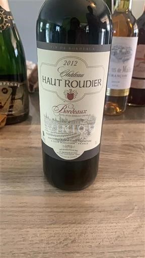 Bordeaux Château Haut Roudier 2012