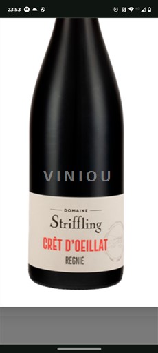 Beaujolais Régnié Domaine Striffling Crêt d'Oeillat 2022