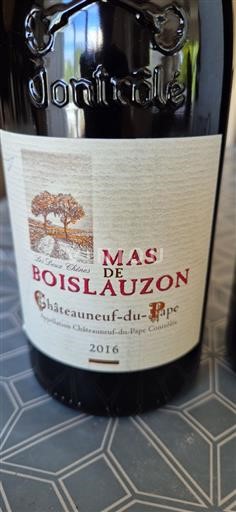 Rhônetal Châteauneuf-du-Pape Mas de Boislauzon Les Deux Chênes 2016