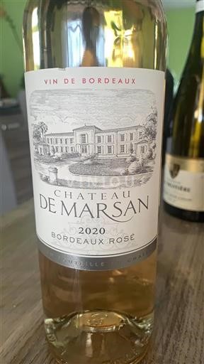 Bordeaux Bordeaux hồng Château Marsan 2020