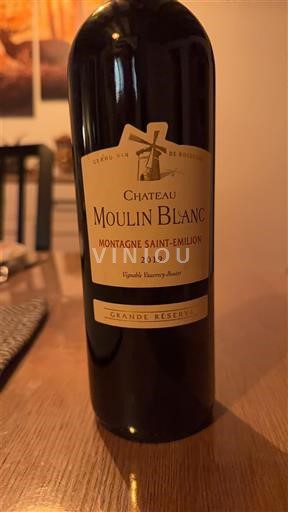 Bordeaux Montagne-saint-émilion Château Moulin Blanc Grande Réserve 2019