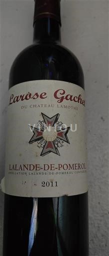Bordeaux Lalande-de-pomerol Château Lamothe Larose Gachet 2011