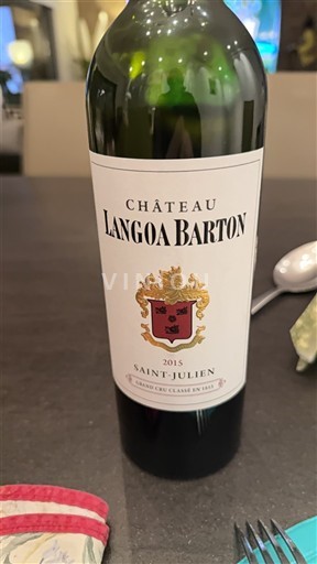 Bordeaux Saint-Julien Grand Cru Château Langoa Barton 2015