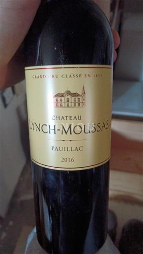 Bordeaux Pauillac Grand Cru Château Lynch-Moussas 2016