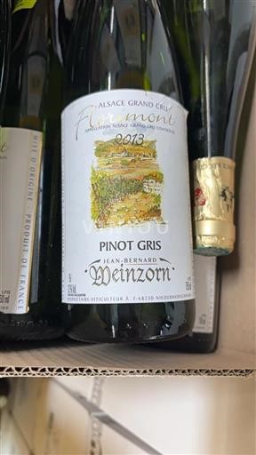 Alsace Määrittelemätön Grand Cru Jean-Bernard Weinzorn Florimont 2018