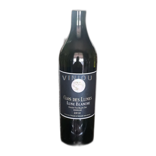 Vin Blanc sec Lune Blanche Clos des Lunes 2012 France Bordeaux AOC