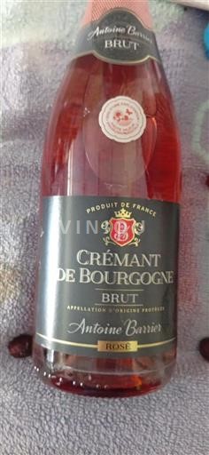 Burgundsko Crémant de Bourgogne Antoine Barrier Neročník