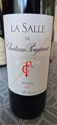 Bordeaux Ospecificerad Château Poujeaux La Salle de Château Poujeaux 2017