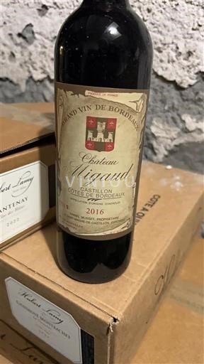 Bordeaux Castillon-côtes-de-bordeaux Château Migaud 2016