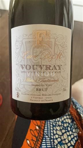 Dolina Loare Vouvray Domaine Bernard Fouquet B&M Neleten.