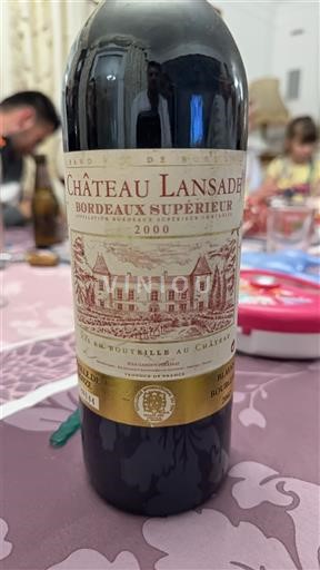 Bordéus Bordeaux Superior Château Lansade 2000