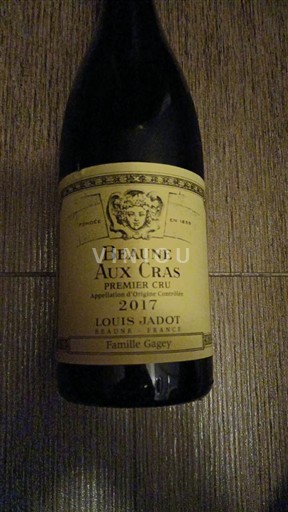 Burgundy Beaune Premier Cru Louis Jadot Aux Cras 2017
