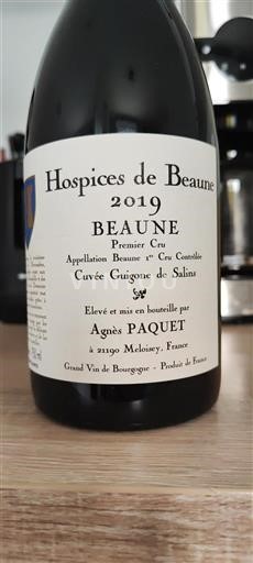 Borgogna Beaune Premier Cru Hospices de Beaune Guigone de Salins 2019
