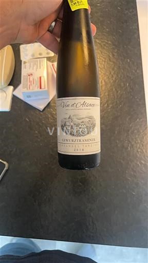 Alsace Grand Cru Vendanges Tardives 2018