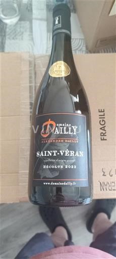 Burgundi Saint-Véran Domaine Dailly 2023