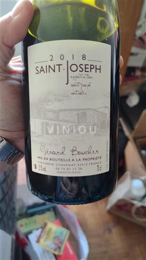 Vallée du Rhône Saint-Joseph Gérard Boucher 2018