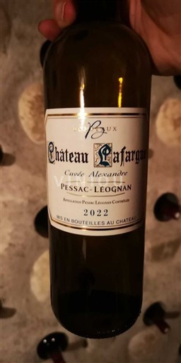 Bordeaux Pessac-Léognan Château Lafargue Alexandre 2022