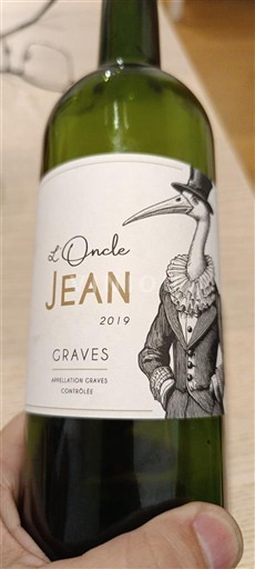 Bordeaux Graves L'Oncle Jean 2019