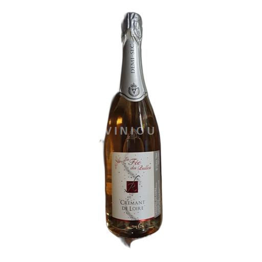 Vin Effervescent Rosé sec La Fée des Bulles Non millésimé France Vallée de la Loire Crémant-de-loire AOC