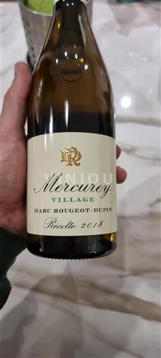 Bourgogne Mercurey Marc Rougeot-Dupin 2018