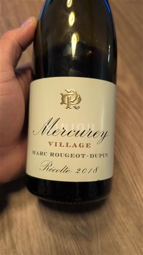 Bourgondië Mercurey Marc Rougeot-Dupin 2018