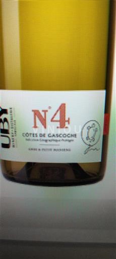 Sudoeste Côtes de Gascogne Domaine UBY N°4 Sin añada