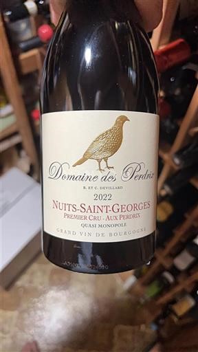 Bourgondië Nuits-saint-georges Premier Cru Domaine Des Perdrix Aux Perdrix 2022