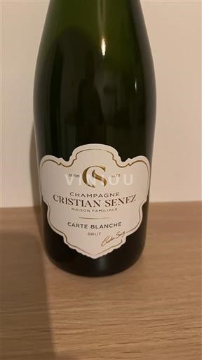 Champagne Champagner Cristian Senez Carte Blanche Ohne Jahrgang