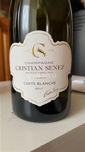 Champagne Champagner Cristian Senez Carte Blanche Ohne Jahrgang