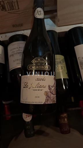 Rosellón Côtes del Roussillon Villages Château Caladroy La Juliane 2018