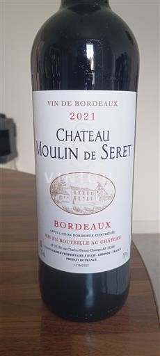 Burdeos Bordeaux Château Moulin de Seret 2021