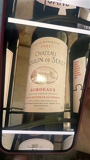 Bordeaux Château Moulin de Seret 2021