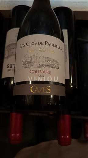 Roussillon Collioure Les Clos de Paulilles Jules Pams 2019
