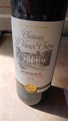 Burdeos Bordeaux Château Le Vieux Chêne 2018