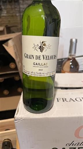 Zuidwest-Frankrijk Gaillac Cave de Labastide de Lévis Grain de Velours 2023