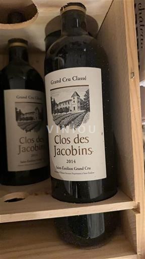 Burdeos Saint-Émilion Grand Cru Clos des Jacobins 2014