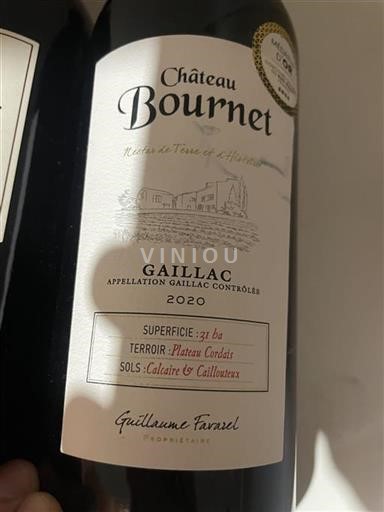 Lounais-Ranska Gaillac Château Bournet 2020