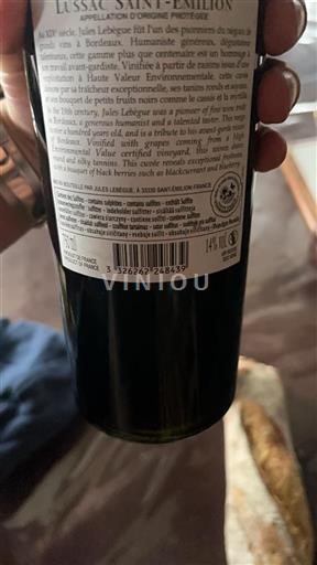Bordeaux Lussac-Saint-Émilion Jules Lebègue 2023