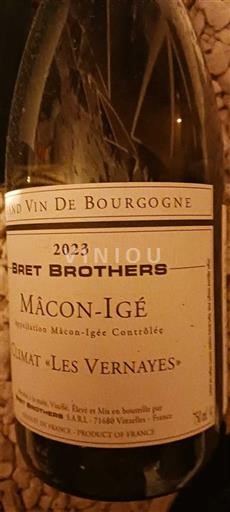 Burgund Mâcon und Mâcon-Dörfer Bret Brothers Climat Les Vernayes 2023