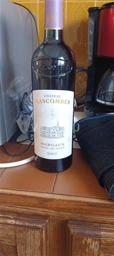 Bordéus Margaux Grand Cru Château Lascombes 2007