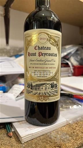 Bordeaux Saint-Émilion Grand Cru Grand Cru Haut Peyroutas 2018