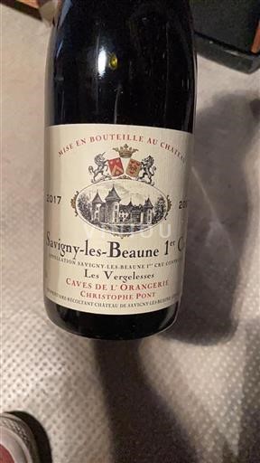 Burgund Nicht spezifiziert Premier Cru Caves de l'Orangerie Les Vergelesses 2017