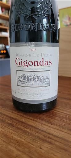 Rhônedalen Gigondas Domaine Le Péage 2015