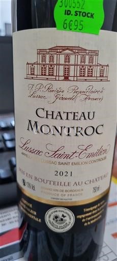 Bordeaux Lussac-Saint-Émilion Château Montroc 2021